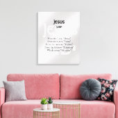 Jezus Canvas Afdruk (Insitu (Woonkamer))