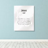 Jezus Canvas Afdruk (Insitu (Houten vloer))