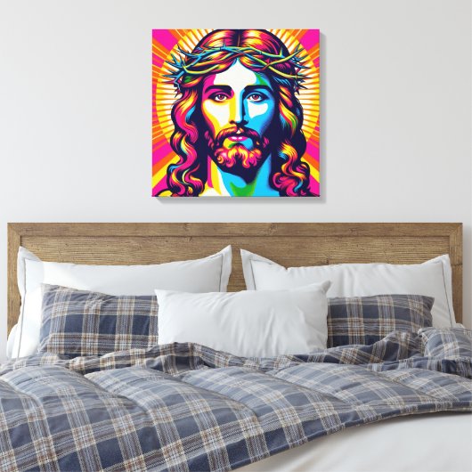 Jezus canvas kunst! (Insitu (Slaapkamer))