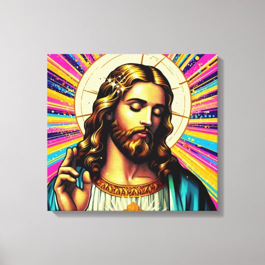 Jezus canvas kunst! afdruk (Voorkant)