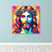 Jezus canvas kunst! afdruk (Insitu (Houten vloer))