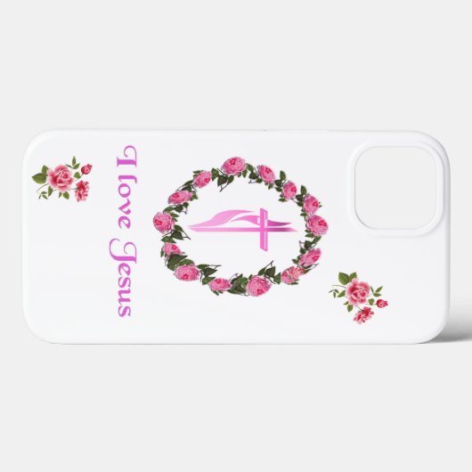 Jezus Case-Mate iPhone Case (Achterkant (horizontaal))