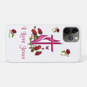 Jezus Case-Mate iPhone Case (Achterkant (horizontaal))