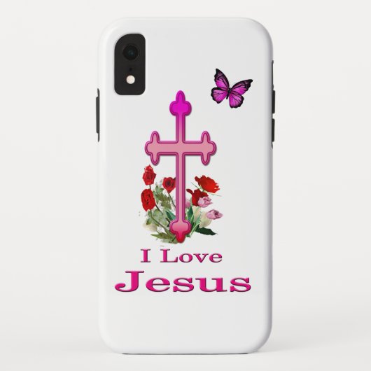 Jezus Case-Mate iPhone Case (Achterkant)