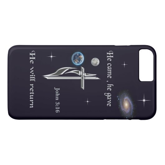 Jezus Case-Mate iPhone Case (Achterkant (Horizontaal))