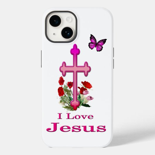 Jezus Case-Mate iPhone Case (Achterkant)