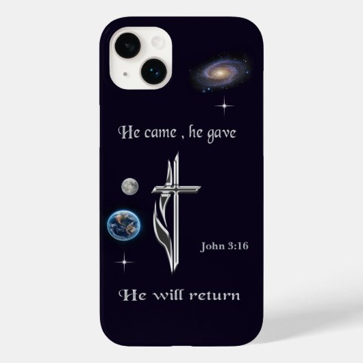 Jezus Case-Mate iPhone Case (Achterkant)