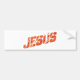 Jezus cassé Oranje. Bumpersticker