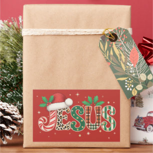 Jezus Christelijk Religieus Gezegde Geloof Bijbelv Rechthoekige Sticker