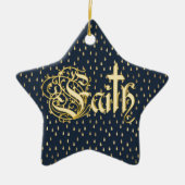 Jezus Christelijk Religieus Kruidenkerst Keramisch Ornament (Voorkant)