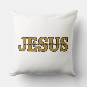 Jezus Christelijke geloof Johannes 14:6 KJV Bijbel Kussen