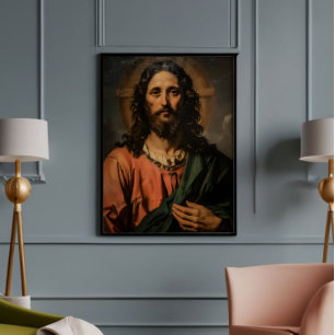 Jezus Christendom Renaissance Foto Afdruk