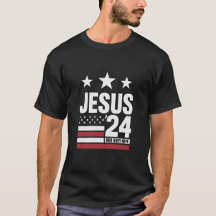 Jezus Christus 2024 President VS Verkiezing Politi T-shirt