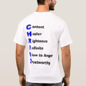 Jezus Christus Acronym T-shirt (Achterkant)