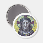 Jezus Christus - Antiek portret (Magnet) Magnet Magneet (Voorkant / Achterkant)