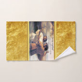 Jezus Christus Baptisme afbeelding één Bad Handdoek (Handdoek)