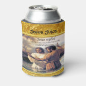 Jezus Christus Baptisme afbeelding één Blikjeskoeler (Blikje Achterkant)