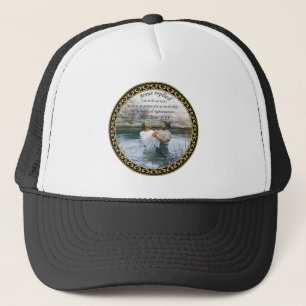 Jezus Christus Baptisme afbeelding twee Trucker Pet