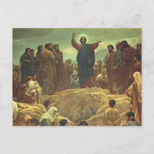 Jezus Christus Bergrede, Oude Religie Briefkaart