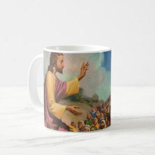 Jezus Christus Bergrede, Vintage Religion Koffiemok