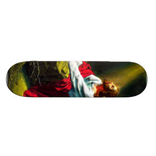 Jezus Christus bidt in de tuin van Gethsemane Skateboard