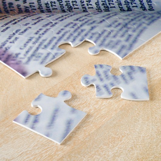 Jezus Christus Bijbelgele Rose Legpuzzel (Zijkant)