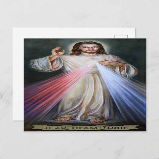 Jezus Christus Briefkaart (Voorkant / Achterkant)