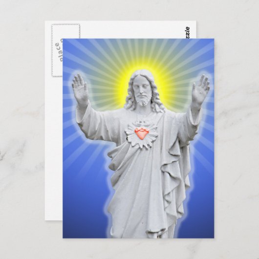 Jezus Christus Briefkaart (Voorkant / Achterkant)