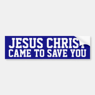 Jezus Christus Bumpersticker