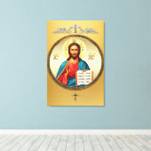 Jezus Christus Canvas Afdruk (Insitu (Houten vloer))