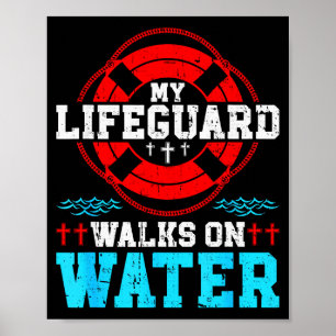 Jezus Christus christen Mijn wandelingen op water Poster
