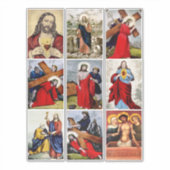 Jezus Christus Collage Kunst Christelijk Religie Sticker (Voorkant)