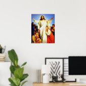 Jezus Christus Consoler Poster (Thuiskantoor)
