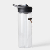 Jezus Christus Cross Crucifixatie Waterverf kunst Waterfles (Rechts)