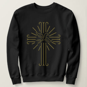 Jezus Christus Cross & Peace Dove Sweatshirt