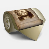 Jezus Christus Crown of Thorns on Scroll Stropdas (Opgerold)