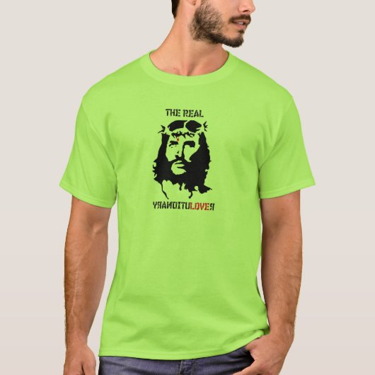 Jezus Christus - de echte revolutionair T-shirt (Voorkant)