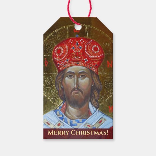 Jezus Christus, de eeuwige Grote Priester Cadeaulabel (Voorkant)