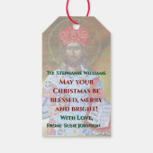 Jezus Christus, de eeuwige Grote Priester Cadeaulabel (Achterkant)