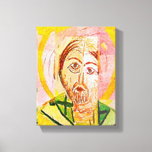 Jezus Christus de hogepriester Canvas Print