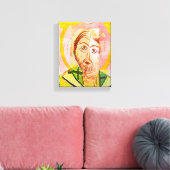 Jezus Christus de hogepriester Canvas Print (Insitu (Woonkamer))