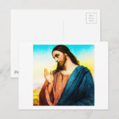 Jezus Christus De Lamb van God Briefkaart (Voorkant / Achterkant)