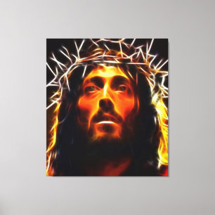 Jezus Christus De Savior Canvas Afdruk