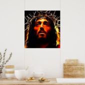 Jezus Christus De Savior Poster (Keuken)