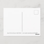 Jezus Christus de Savior van het Wereld Briefkaart (Achterkant)
