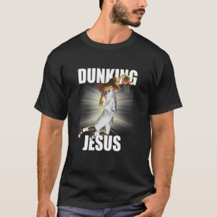 Jezus Christus die Basketball speelt 3 T-shirt