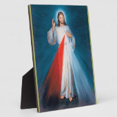 Jezus Christus Divine Mercy Sacred Heart van Jezus Fotoplaat (Zijkant)