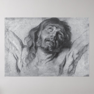 Jezus Christus Drawing Anthony van Dyck Poster