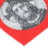 Jezus Christus en Compassie Kunst  Tafelloper (Hoek)