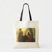 Jezus Christus en de goede Samaritaan bij de put Tote Bag (Voorkant)